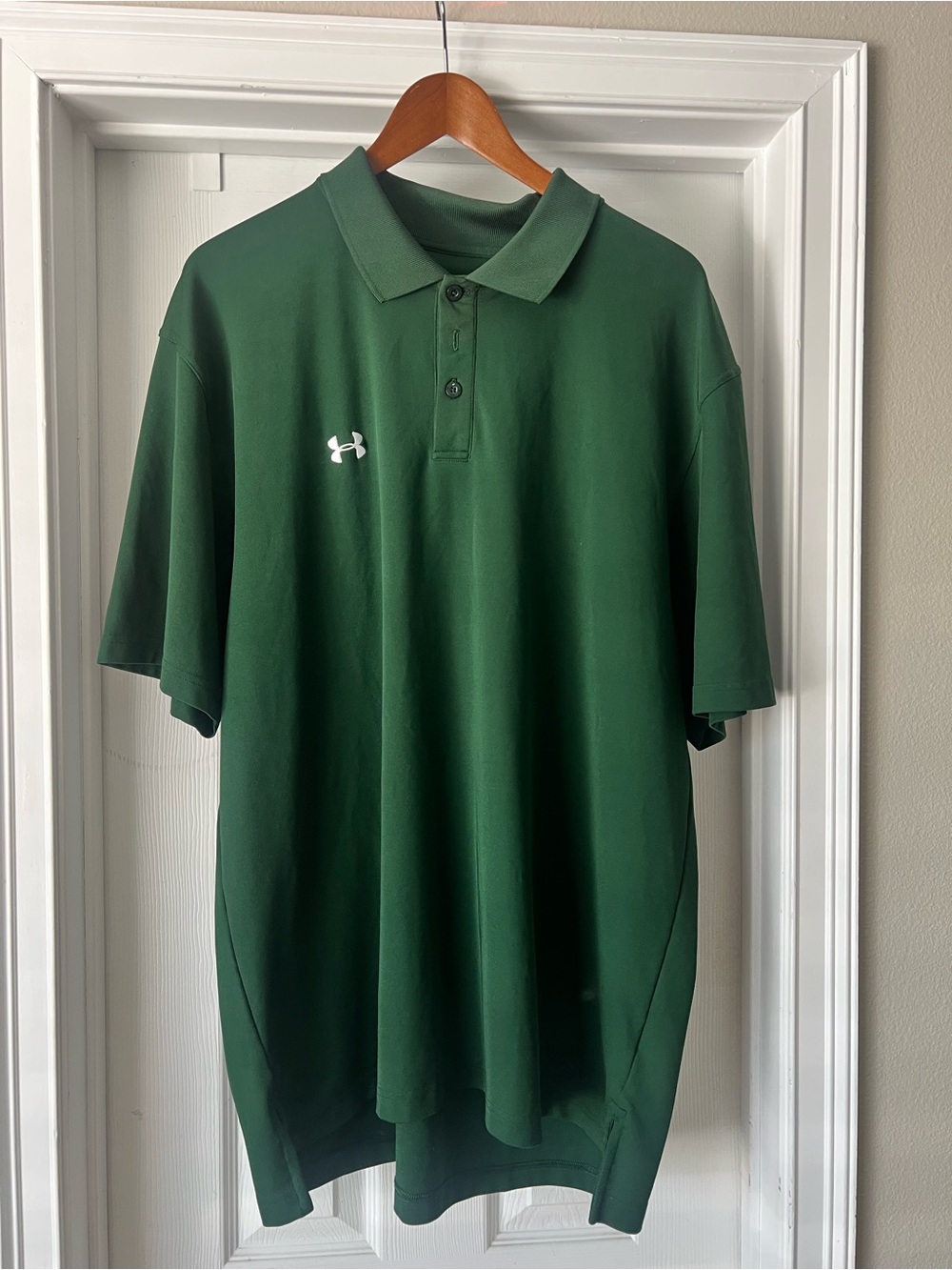 Men’s Bundle XL Under Armour Polo and  1/4 Zip in Navy, Teal, Aqua, Green, Gray - Picture 4 of 6